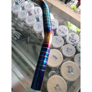 Cổ pô cho xe Winner 150, Winner X V2 V3, Sonic xi titan tít sâu size 32