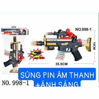 Súng NHỰA đồ chơi có hiệu ứng âm thanh, ánh sáng