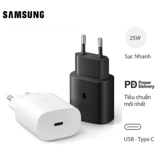 Cóc sạc nhanh 25w samsung note 10 zin cổng type-c
