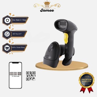 Máy Bắn Mã Vạch Bluetooth CORISU 2D Hàng Chính Hãng, Không Dây, Bluetooth 5.0, Quét Mã Vạch Đa Tia Mã 1D, Mã QR