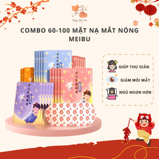 Mặt Nạ Chườm Mắt Nóng MEIBU - Xông hơi mắt - Giảm QUẦNG THÂM, BỌNG MẮT ngủ ngon hơn dành cho học sinh, sinh viên