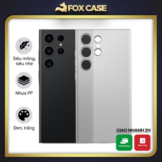 Ốp siêu mỏng S24 Ultra, S24 Plus, S24, S23 Ultra, S22 Ultra mẫu mới phím liền, bảo vệ camera, chống trầy xước - Fox Case