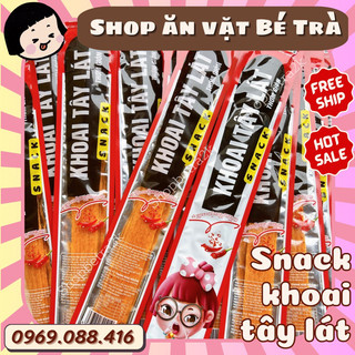 Snack khoai tây lát cay cay, đồ ăn vặt cổng trường