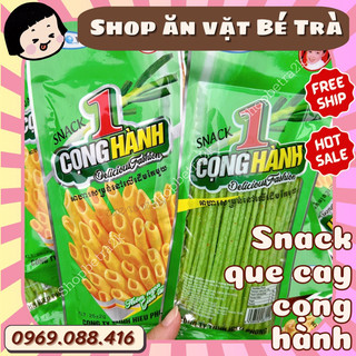 Snack 1 cọng hành, que cay ăn vặt tuổi thơ