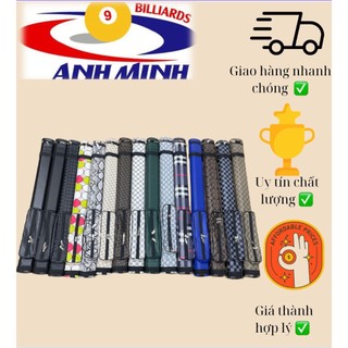Bao đựng cơ bida 1 gốc 1 ngọn tặng kèm găng tay