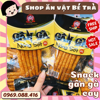 Snack gân gà nóng sốt, đồ ăn vặt cay cổng trường