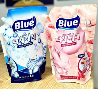 Nước giặt Blue công nghệ Hàn Quốc 2100 ml hương Thảo Mộc và hương Nước Hoa