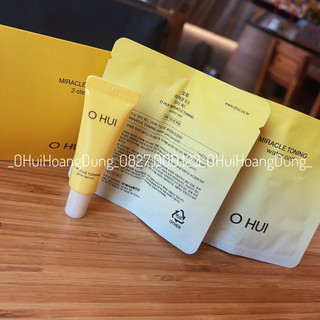 SET GLOW SERUM OHUI MIRACLE TONING 2-STEP KIT MINI