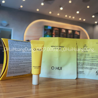 SET GLOW SERUM OHUI MIRACLE TONING 2-STEP KIT MINI