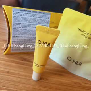 SET GLOW SERUM OHUI MIRACLE TONING 2-STEP KIT MINI