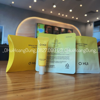 SET GLOW SERUM OHUI MIRACLE TONING 2-STEP KIT MINI
