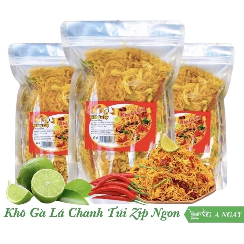 Khô gà sấy lá chanh Trung Nam Food thơm ngon , đậm đà