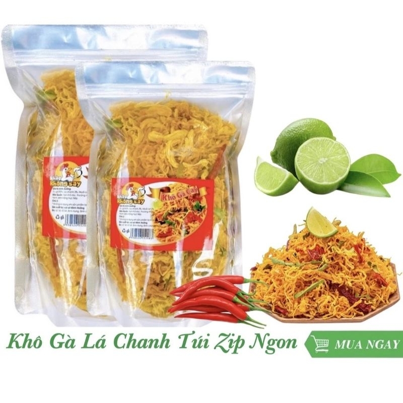 Khô gà sấy lá chanh Trung Nam Food thơm ngon , đậm đà