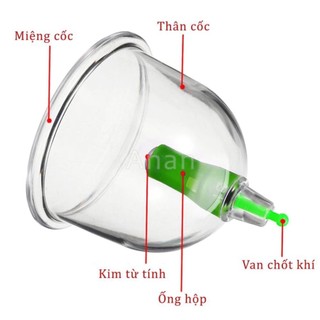 BỘ GIÁC HƠI 12 ỐNG KHÔNG DÙNG LỬA