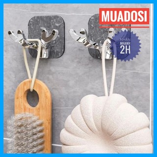 Móc treo đồ dán tường hình sừng hươu sang trọng