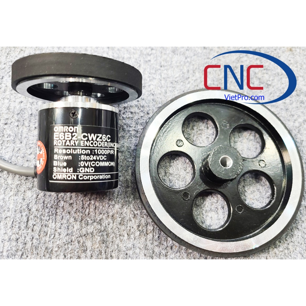 Encoder 100 200 360 1000 xung omron CNC Viet Pro
