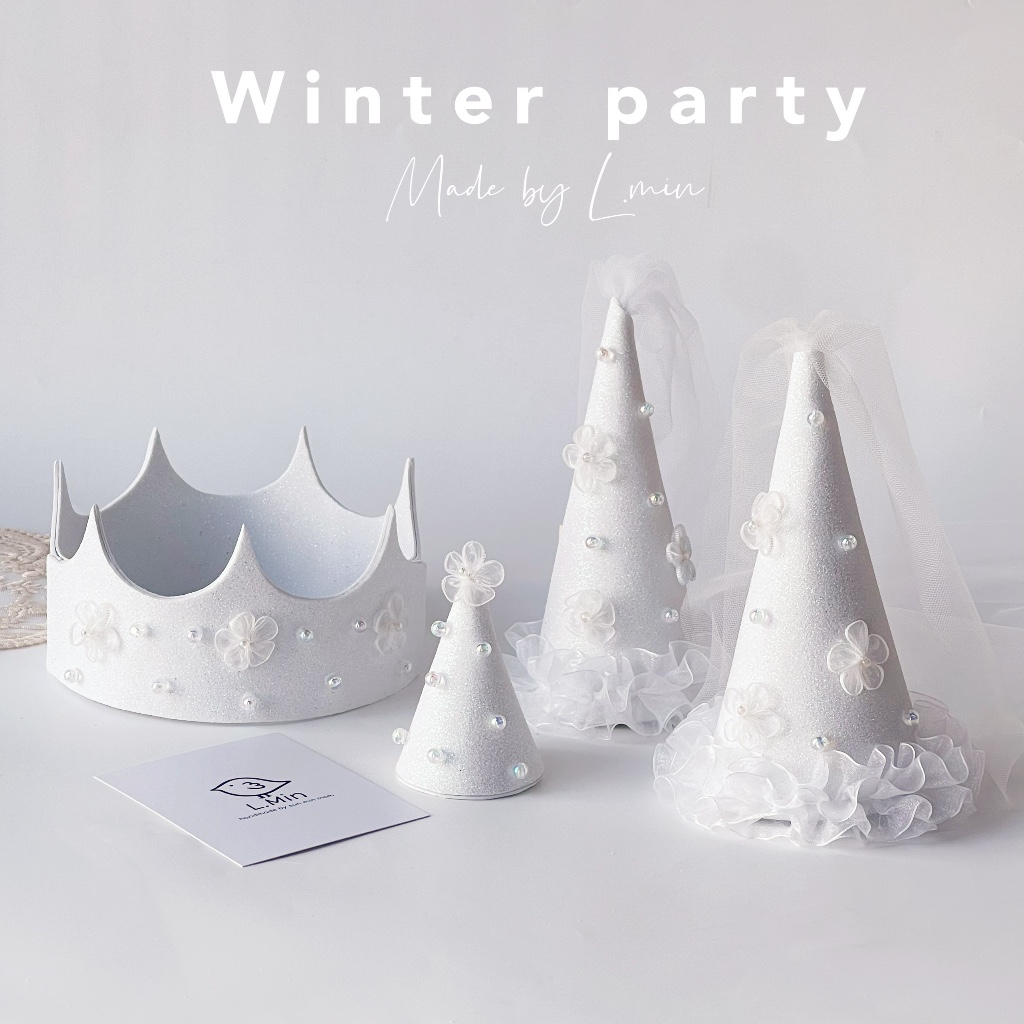 NÓN WINTER PARTY CHO BÉ (by l.min)