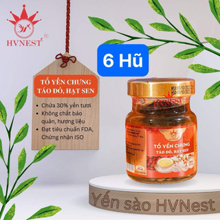 Yến sào hoàng việt. yến chưng táo đỏ và hạt sen.