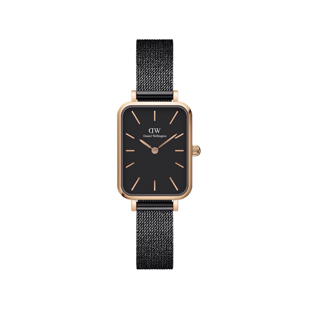 Đồng hồ nữ Daniel Wellington Quadro Pressed Ashfiel DW00100433, Authentic,Fullbox, Luxury diamond wa