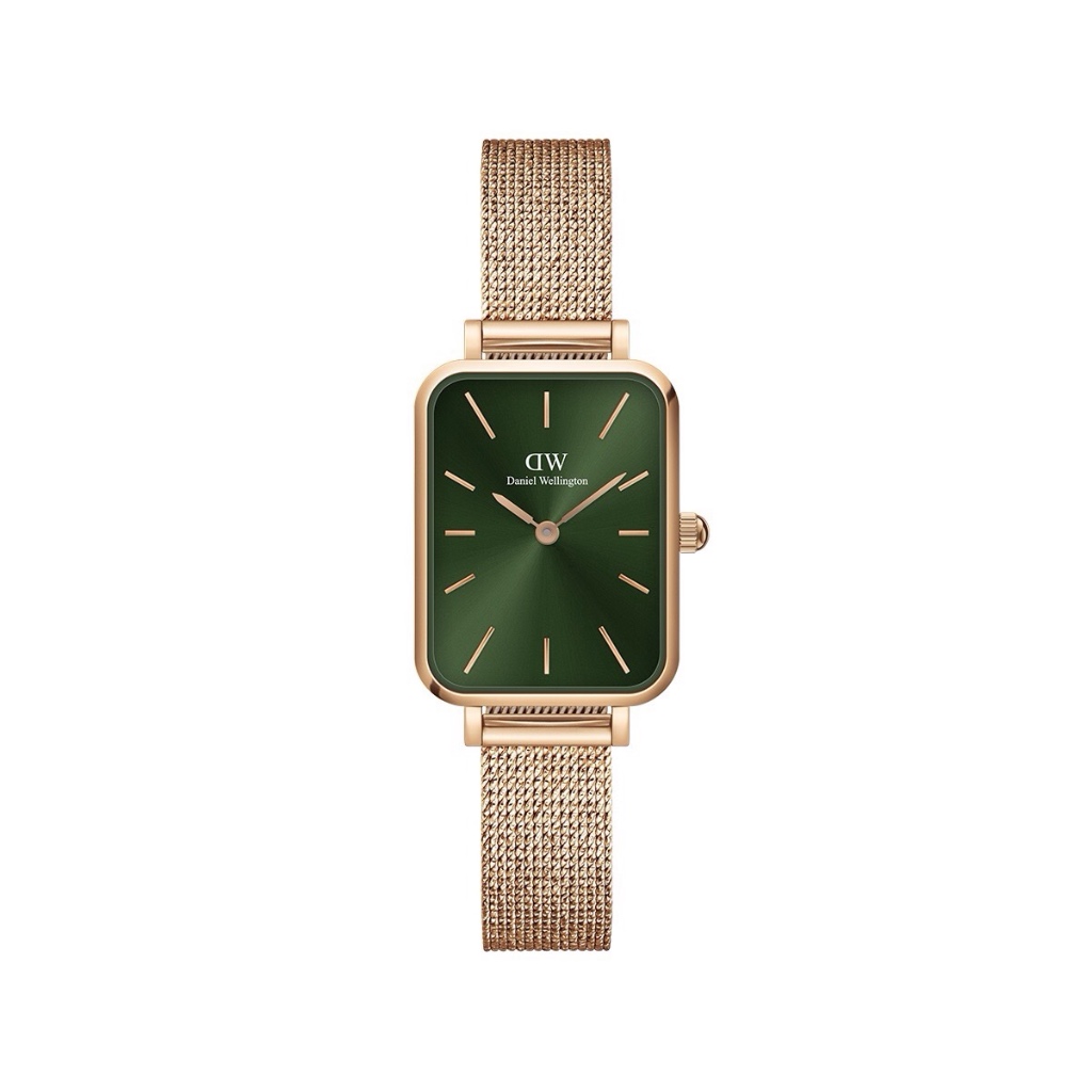 [ Mua 1 tặng 1 ] Đồng hồ nữ Daniel Wellington Quadro Pressed Melrose DW00100445, Authentic,Fullbox, 