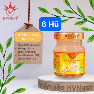 Yến sào hoàng việt. yến chưng hạt sen giúp cải thiện giấc ngủ.