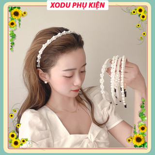 Băng đô bờm cài tóc phong cách hàn quốc