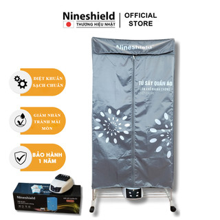 Tủ sấy quần áo Nineshield KB006 sấy lên đến 15kg - Khử khuẩn - Sấy khô - Bảo hành 12 tháng - Màu ngẫu nhiên