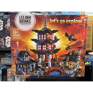 Xếp Hình Ninja Go R 8038 Ngôi Đền Temple of Airjitzu 2150 Mảnh