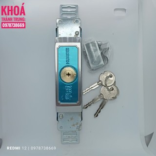 # Khóa cửa cuốn tấm liền chìa 4 cạnh thép mạ Niken chất lượng cao