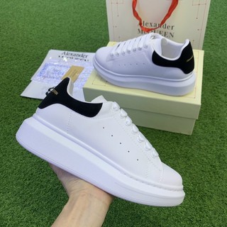 Giày Sneaker lexander mcqueen Gót Đen bản S.C cho Nam Và Nữ +tất