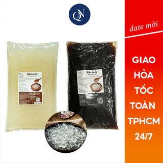 Thạch trân châu 3q jelly trắng/ đen hiệu bibi gói 2kg