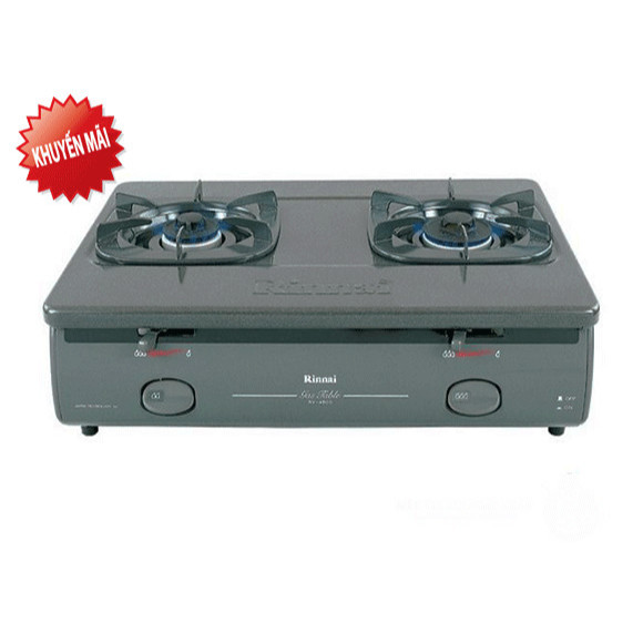 Bếp gas dương Rinnai RV-4680G Đánh lửa IC (PIN) Cảm ứng ngắt gas, Bảo hành chính hãng