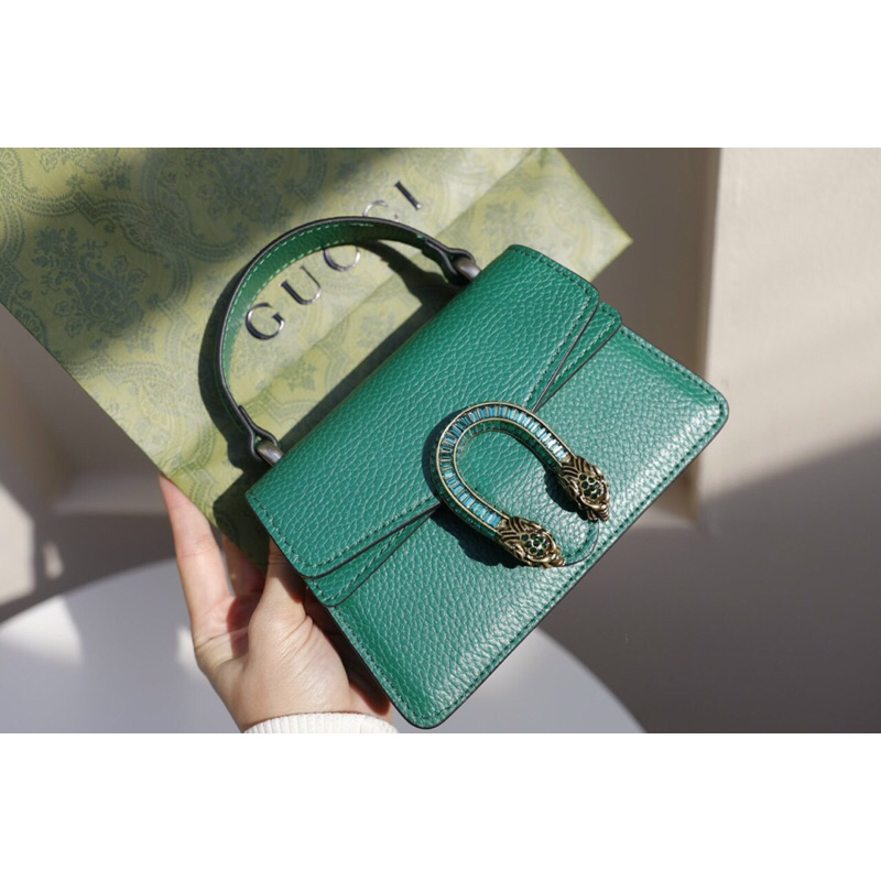Túi G.C I DIONYSUS đầu rồng quai xách size Mini 18cm