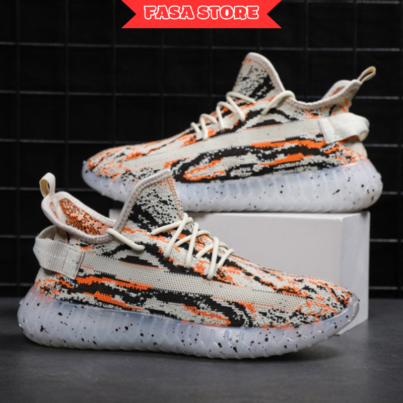 Giày sneaker nam YZ 2024 HOT TREND, Giày thể thao nam phong cách trẻ năng động FASA STORE