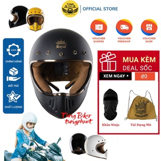 Mũ Bảo Hiểm Fullface Royal Classical M141 H1 - BH Chính Hãng 12 Tháng