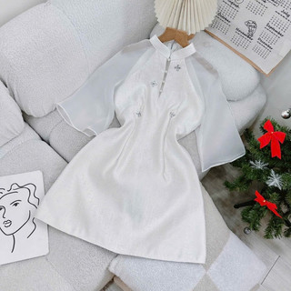ĐẦM TAPTA CÁCH TÂN ĐÍNH ĐÁ _D419