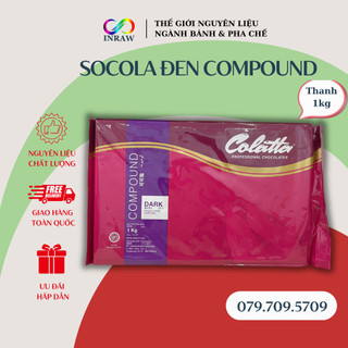 Socola đen nguyên chất Colatta thanh 1kg (Dark Compound)