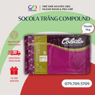 Socola Trắng Colatta Thanh 1kg (White Compound)