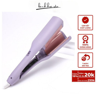 Máy uốn tóc xoăn sóng nước hippie 32mm chất liệu gốm sứ ceramic cao cấp, máy làm xoăn sóng nước hàn quốc cao cấp
