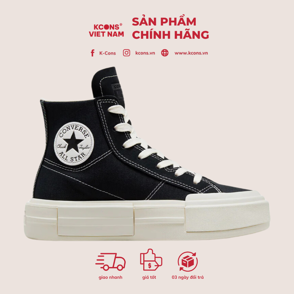 Giày Converse Chuck Taylor All Star Cruise BLACK Cổ Cao A04689C