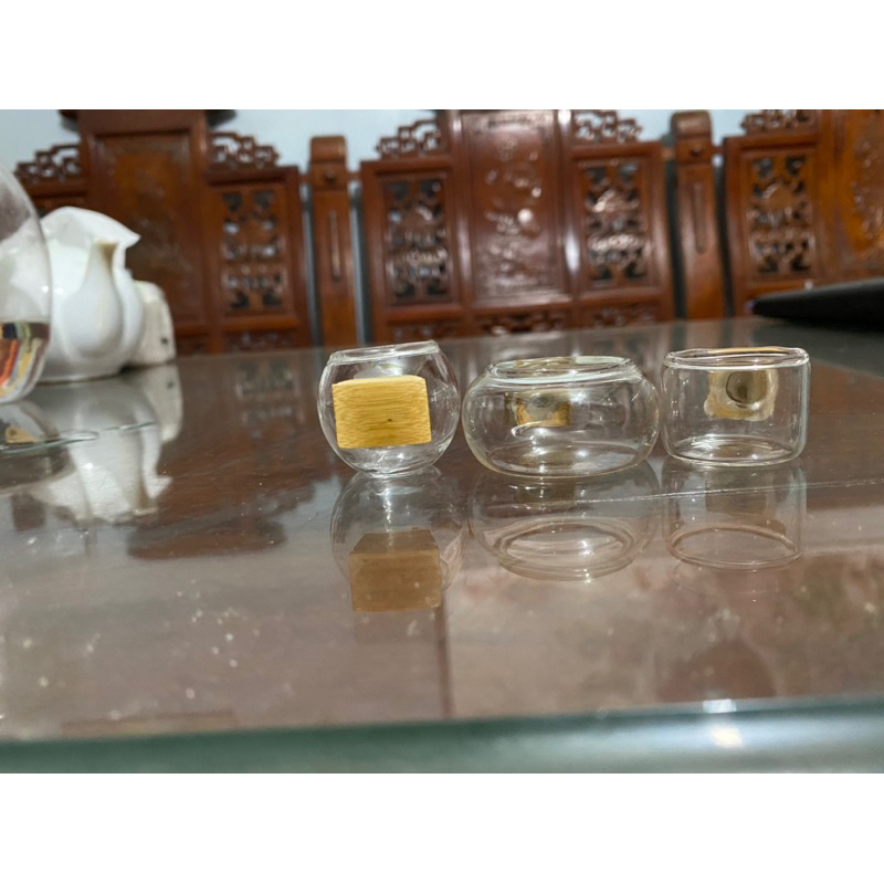 Bộ 3 chiếc cóng thuỷ tinh dùng cho lồng chim Hút Mật cao cấp