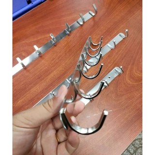 Móc treo quần áo đồ bảng gắn tường INOX cao cấp 100% - (Kèm sẵn vít tắc kê)