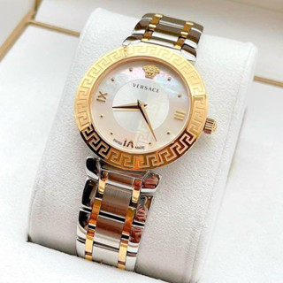 Đồng Hồ Nữ Chính Hãng, Đồng Hồ Đeo Tay Nữ Versace Daphnis Japan Watch Thụy Sĩ Cao Cấp Sang Trọng Size 34mm