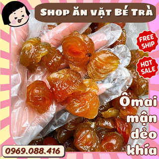 Ô mai Mận dẻo khía xào gừng |500gr|