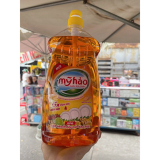 Nước rửa chén Mỹ Hảo 1.5 kg tinh dầu gừng sạch thơm .