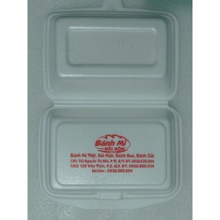 In Lụa Hộp Xốp Hộp Cơm, 1 Cây (~150 Hộp)