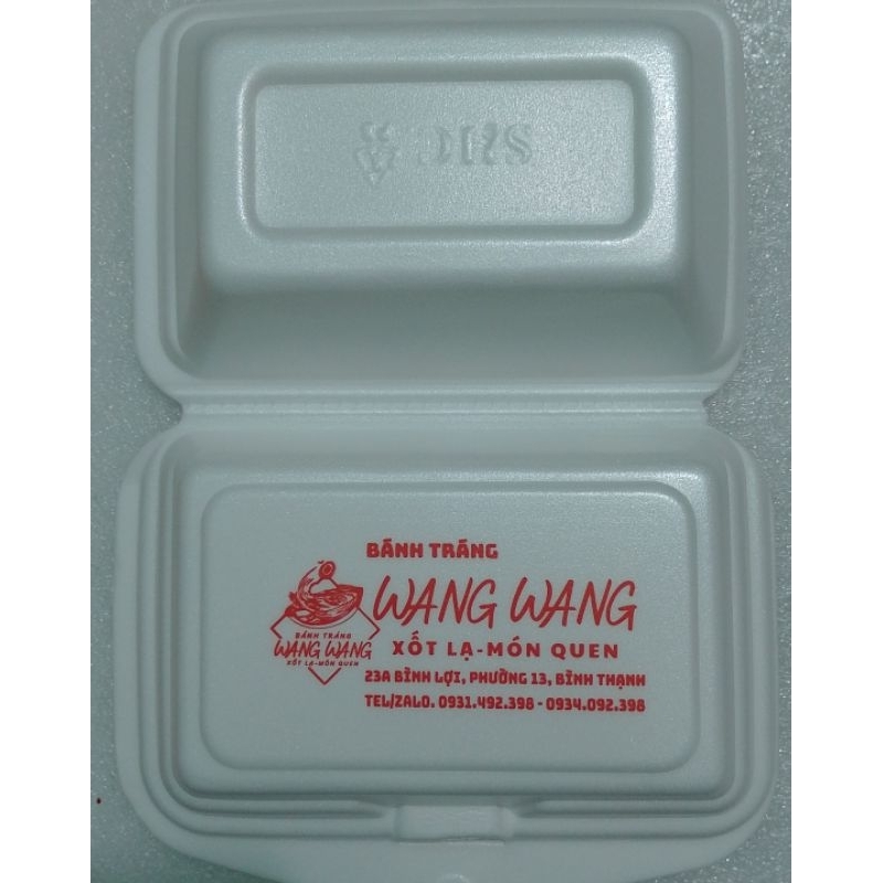In Lụa Hộp Xốp Hộp Cơm, 1 Cây (~150 Hộp)