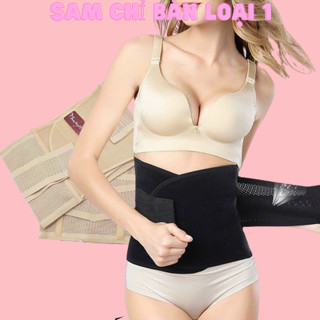 Đai nịt bụng siết eo gọn vùng bụng dưới chống chảy xệ sau sinh Free size bụng từ 65~120 đều hợp sam clothing