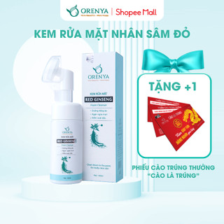 Kem rửa mặt nhân sâm đỏ Hàn Quốc Red Ginseng Orenya 150ml