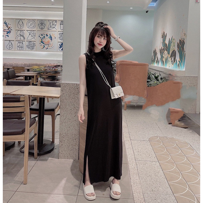 Váy xuông cotton dẻo Hàn mềm mát